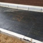 Exemple d'étanchéité terrasse par pose de rouleaux de bitume