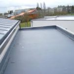 Exemple d'étanchéité toit plat par pose de membrane PVC